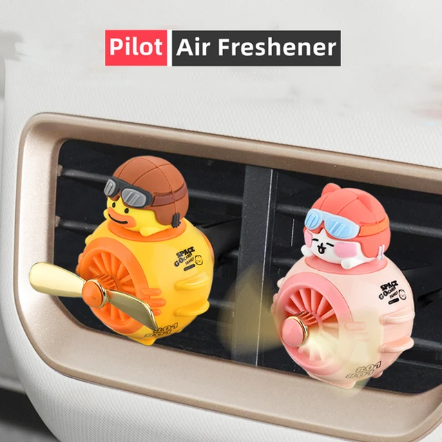 Samochodowy odświeżacz powietrza Bear Pilot Auto Akcesoria Wewnętrzny dyfuzor perfum Obrotowy wylot śmigła Zapach Magnetyczny wzór
