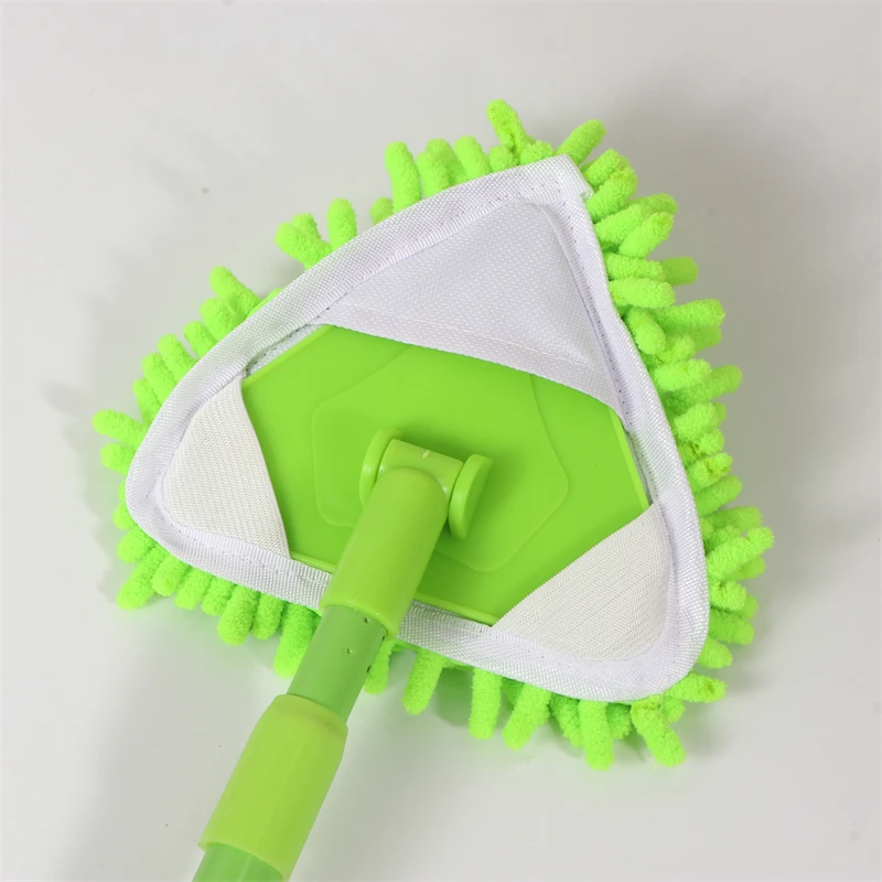 Wall Cleaner,Wall Mop with Long Handle, Ceiling Dust Mop Labor-Saving Elbow Extension Pole, Baseboard Duster Washer Scrubber, Hi