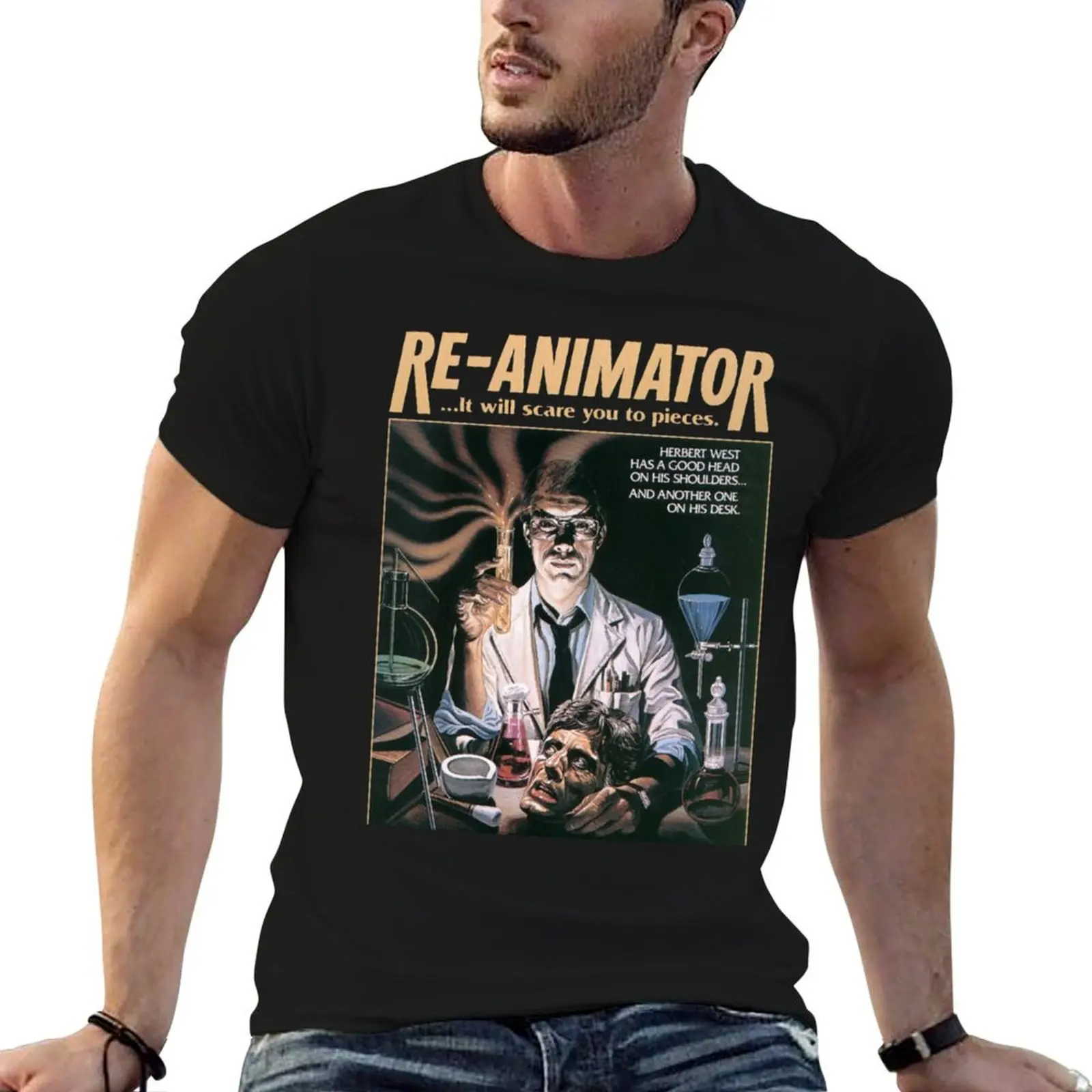 Re-Animator Tshirt| Perfect Gift T-Shirt Large Size Breathable Tee