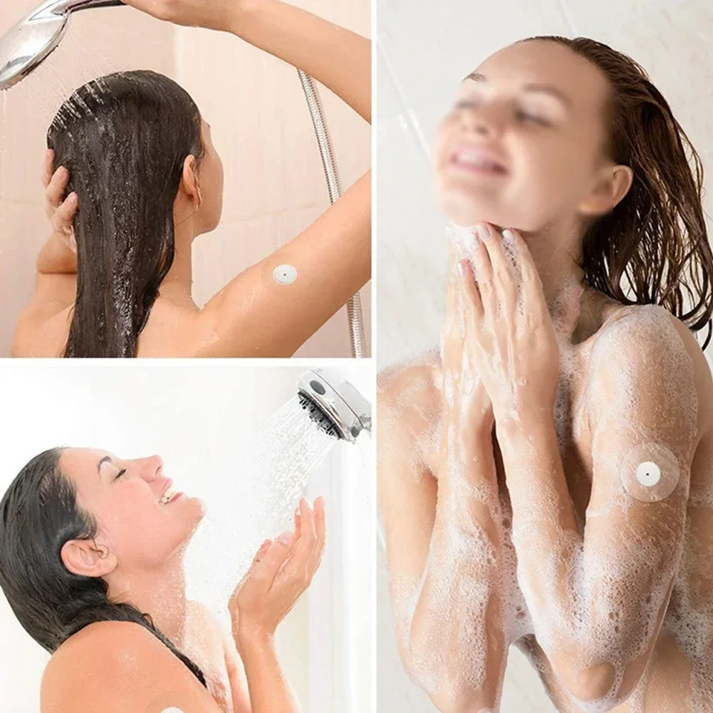 شريط تصحيح CGM شفاف Abbott 100 قطعة رقعة لاصقة شفافة مقاومة للماء غطاء مستشعر Freestyle Libre