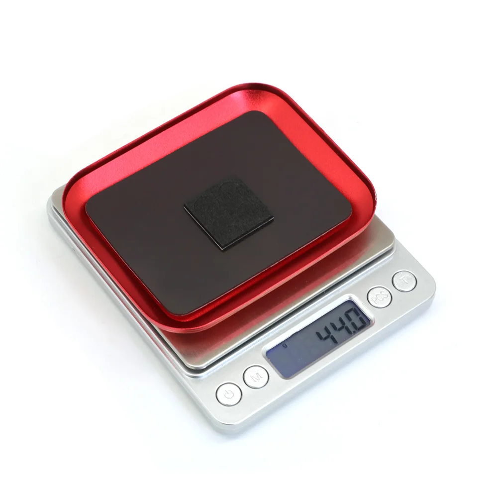 Bandeja de tornillo magnética de aleación de aluminio, herramienta de reparación de control remoto, placa para avión, coche, barco, oruga Axial SCX10 D90 D110, herramienta de reparación de modelo