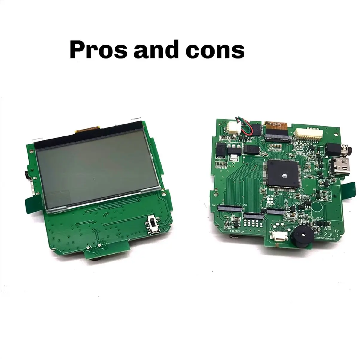 NewABNR Replacement Mainboard & LCD Screen for Godox V1 Flash - Control PCB Driver Board V1C