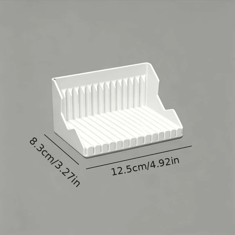 Vertical Blister Pill Card Organizer Tray, 15 Slots 8mm Slot Medicine Strip Storage Holder,Desktop Pharmacy Medication Rack