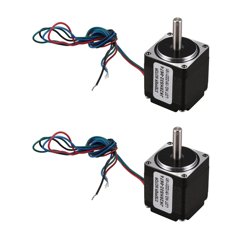 Promotion! 2X NEMA 11 28 Hybrid Stepper Motor 1.8 Degree 2 Phase 4 Wires 32Mm Stepper Motor For CNC Router