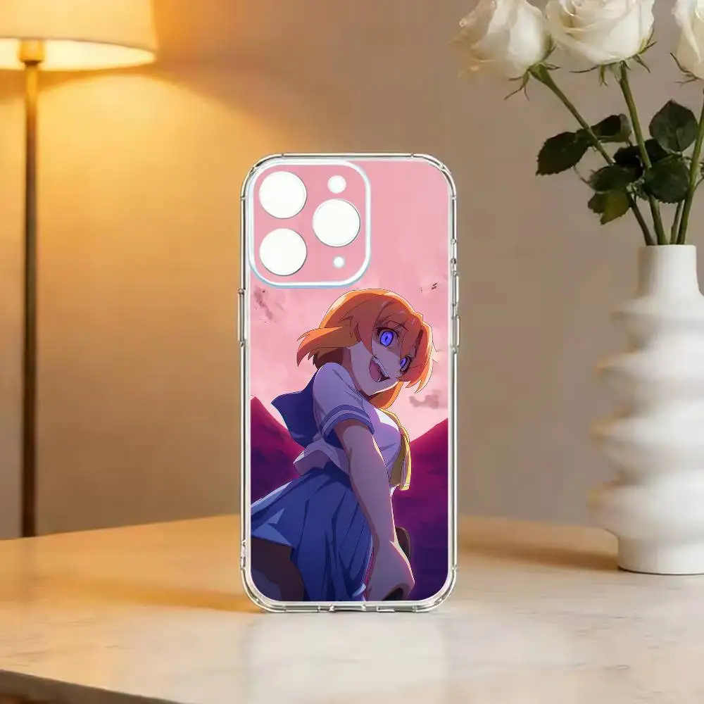 Suspense H-Higurashi When They C-Cry  Phone Case Transparent Soft Case For iPhone 14 16 15 17 13 12 11 Pro Max Plus view 6