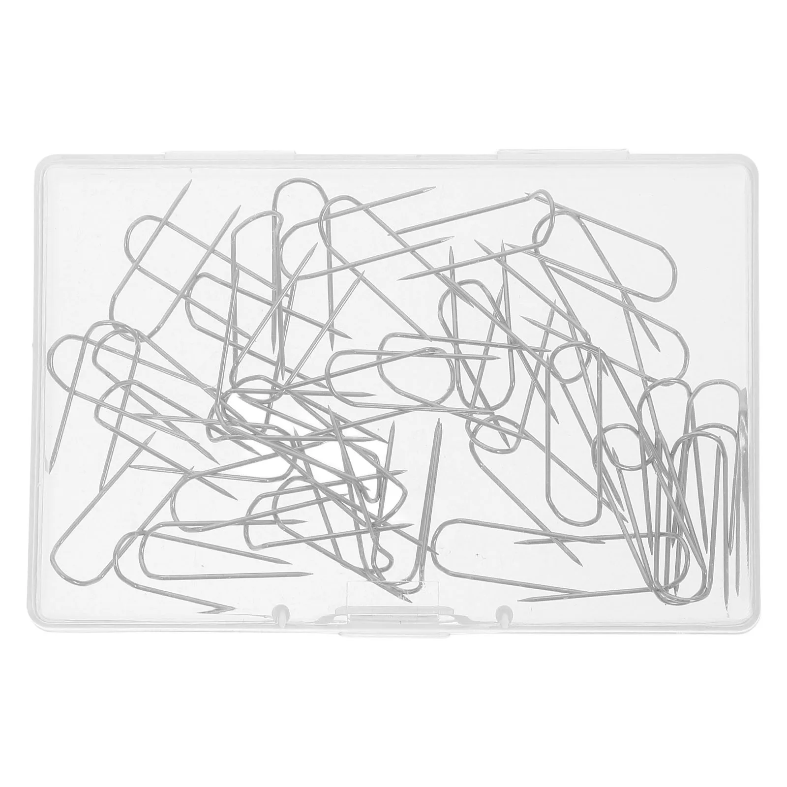 

50 Pcs U-shaped Pins for Flower Arrangement Stainless Steel Wreath Making Plant Greenery Crafting Projects