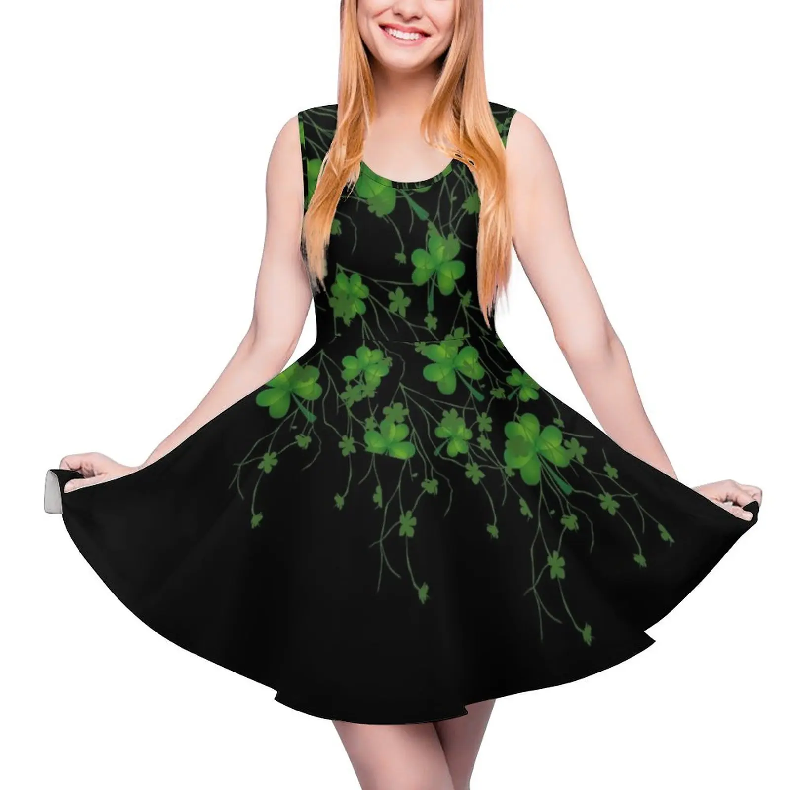 

Shamrock Web Tee/ Dress/ Leggings Sleeveless Dress summer woman dress 2024 summer dress korean women