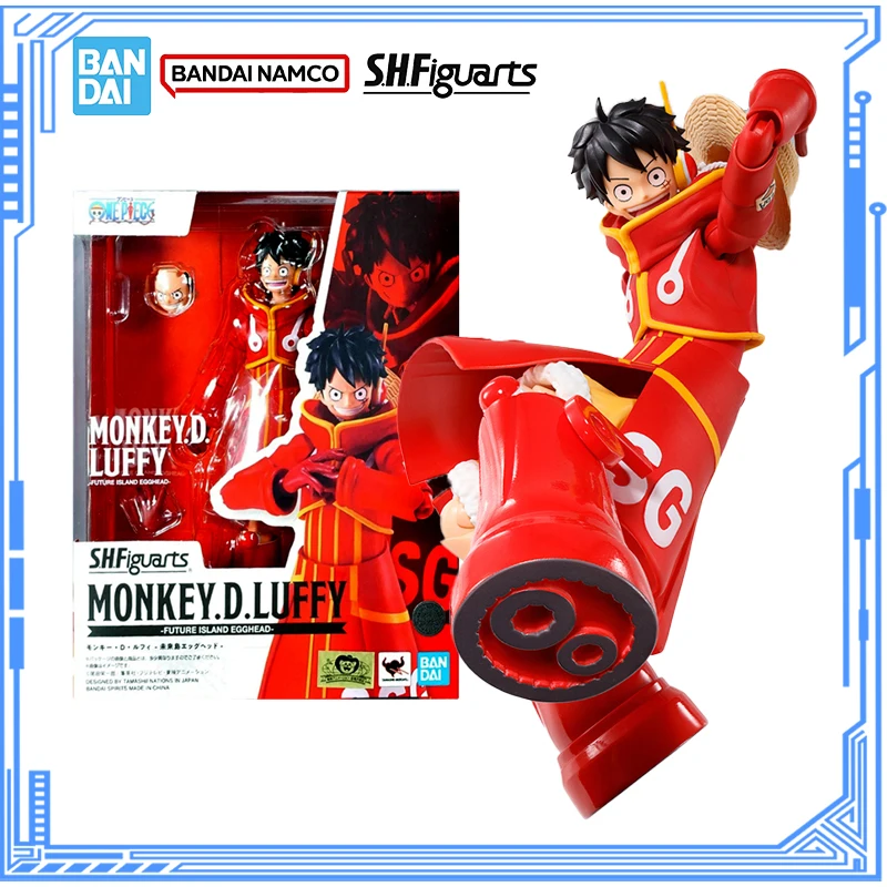 

Bandai натуральная цельная модель комплект аниме фигурки SHF Monkey.D.Luffy Future Island Egghead экшн-фигурка коллекция модель игрушки