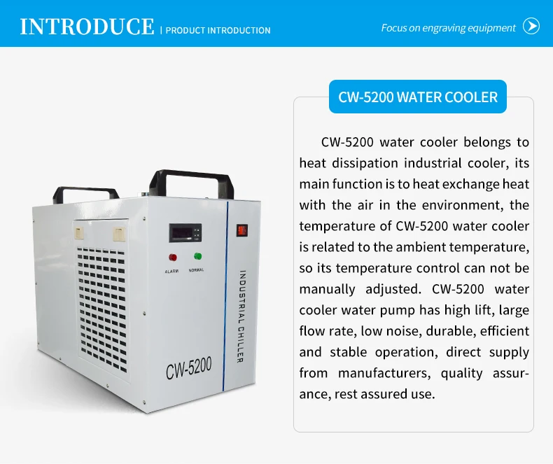 Factory Direct Supplier CW3000 CW5000 CW5200 Chiller Cooling Industrial Chiller