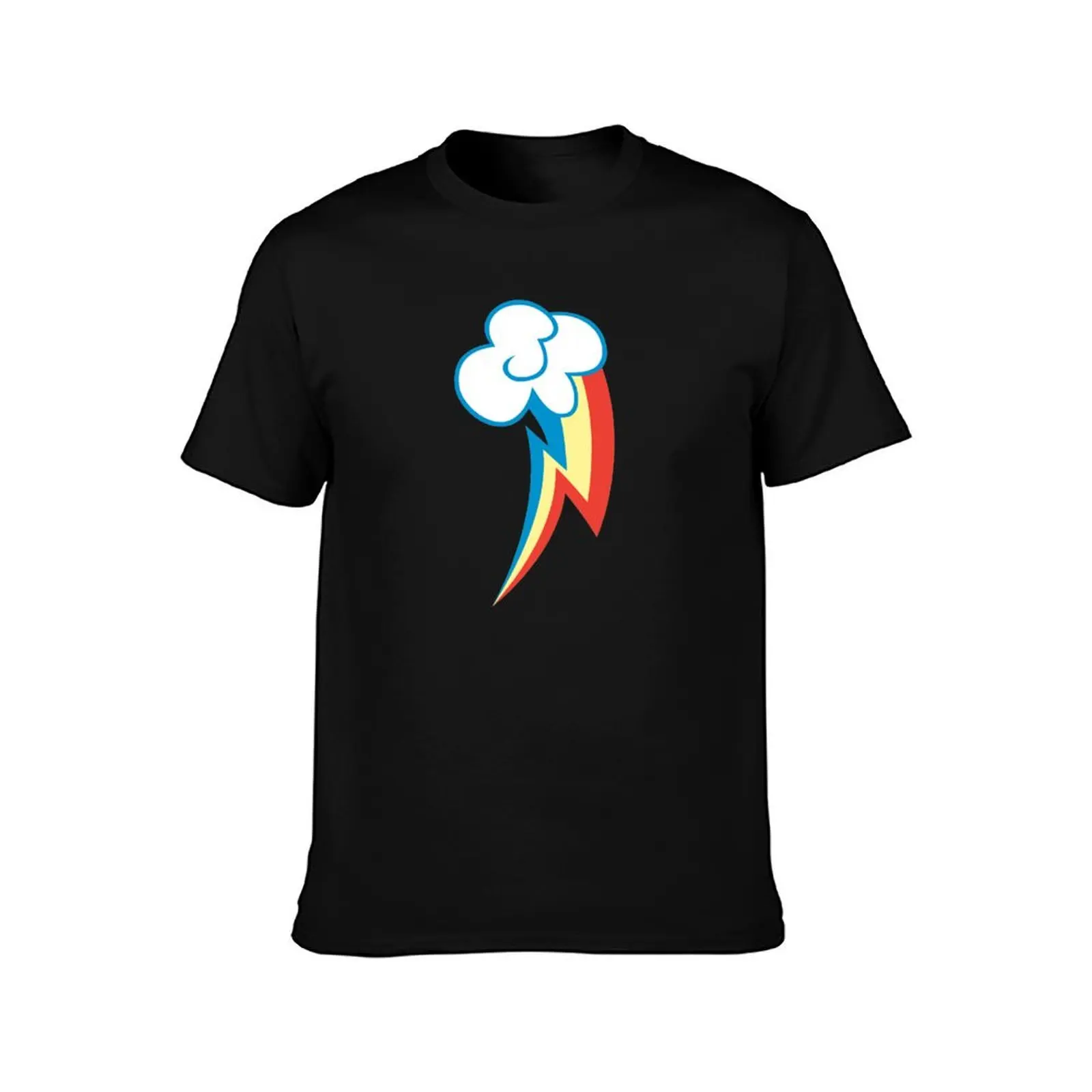 Rainbow Dash Cutie Mark T-Shirt summer tops plus sizes Clothing cotton man t-shirts black t shirts for men