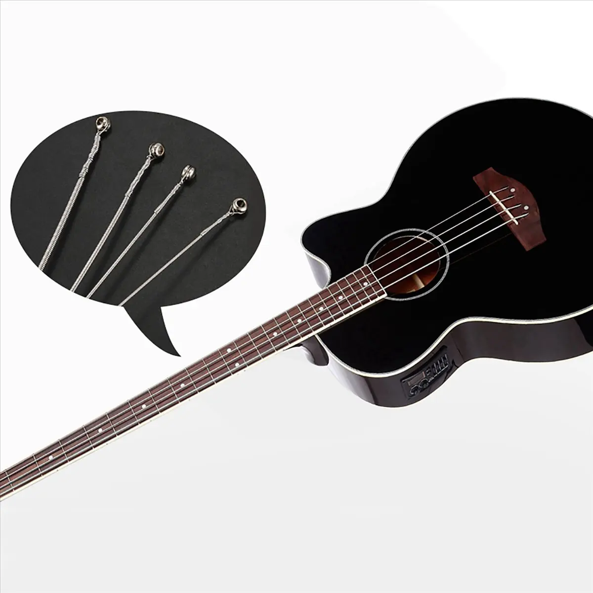 

【ABODE】Набор из 24 стальных струн для 4-струнной бас-гитары