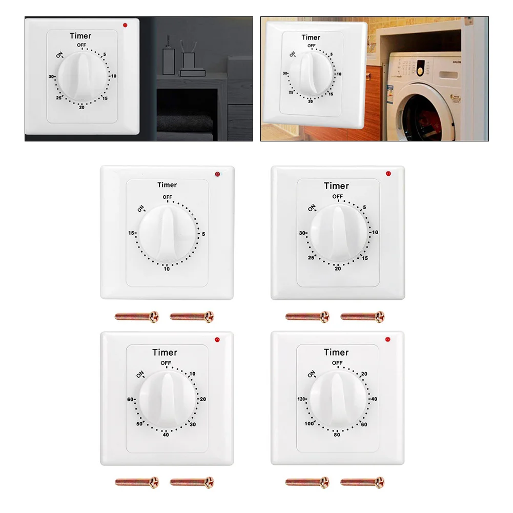 Electronic Timer Countdown Timer LED Indicator Mechanical And Electronic Multi-purpose Precise Time Control Easy Installation