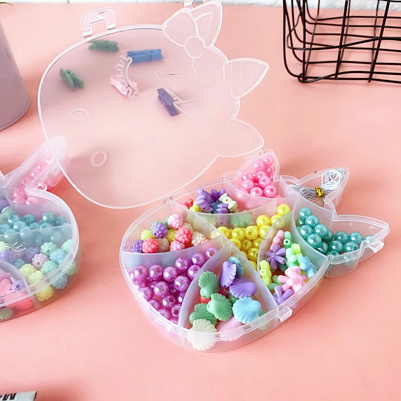 1 Pcs Girls DIY Stringing Beads Bracelet Beads Children\'s Toys Necklace Making Material Kit Educational Toys Girls Birthday Gift