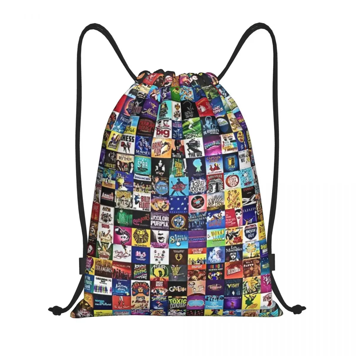 Musicals! Sports Drawstring Backpack Sport Fitness Travel Outdoor Sackpack Women And Men Large Capacity Gym Swim Beach Bags