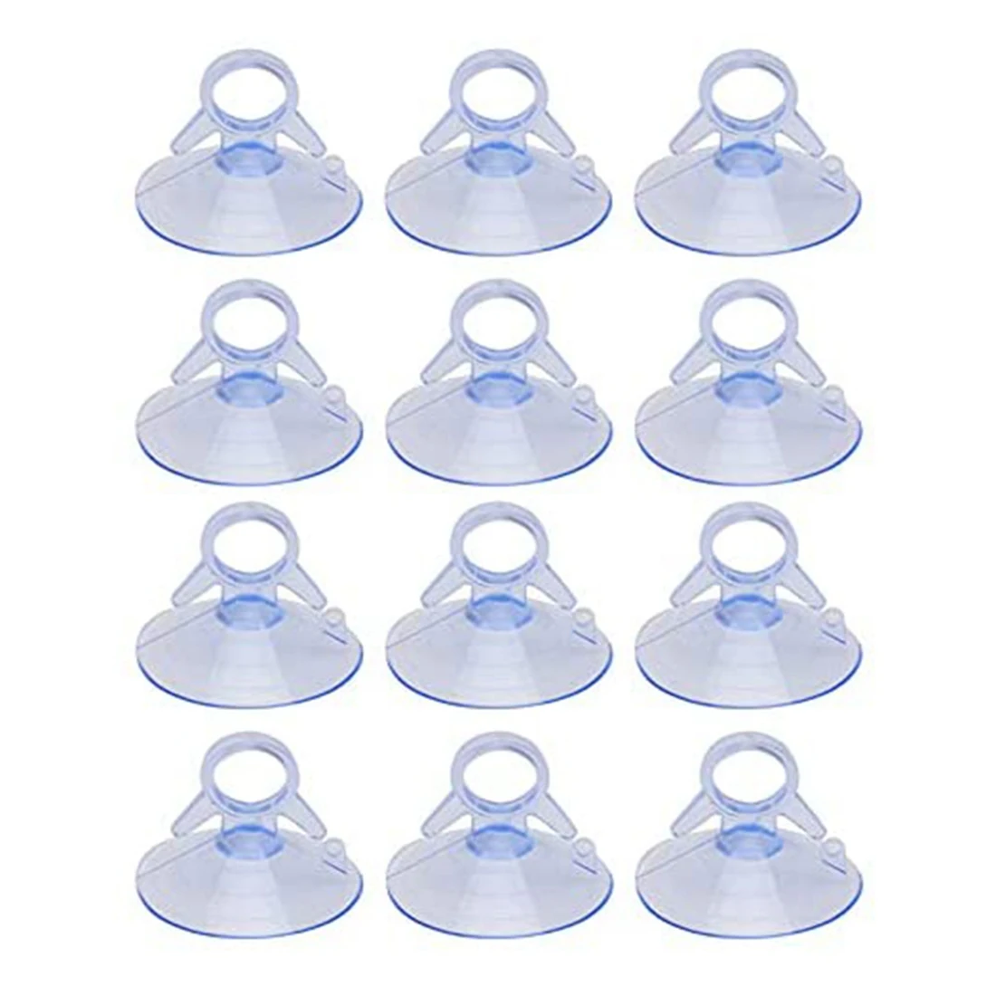 ขาตั้งโรงงานอากาศ12ชิ้นถ้วยดูดสุญญากาศตู้ปลาพร้อมห่วงสำหรับพืชที่แขวนอยู่บนกระเบื้องกระจกบังลมฯลฯ