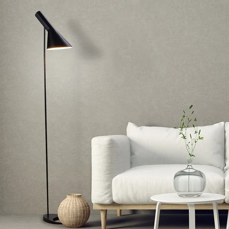 Imagem -06 - Modern Led Corner Floor Lamp Preto e Branco Luzes Designer Stand Decoração Iluminação Home Estudo Sala de Estar Quarto