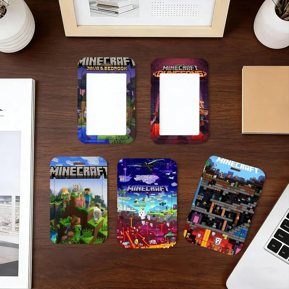 Game Mine-c-crafts Lanyard Card Holders Student ID Card Holders Neckband Card Holders Access Control Accessories Gifts