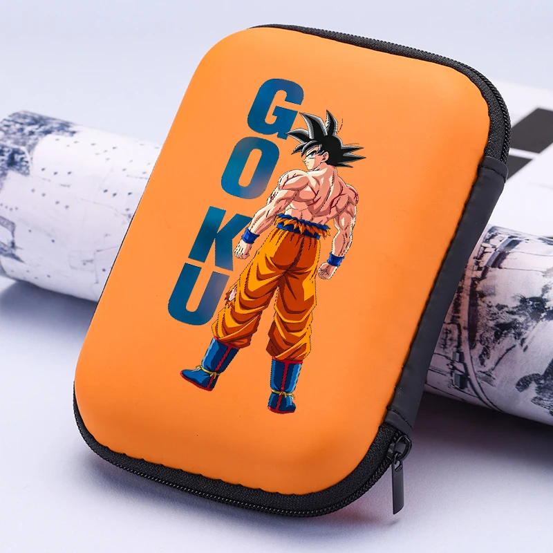 

Dragons Ball Data Cable Packing Cube Anime Son Goku Headphone Storage Bag Cartoon Portable Card Storage Bag EVA Protective Cases