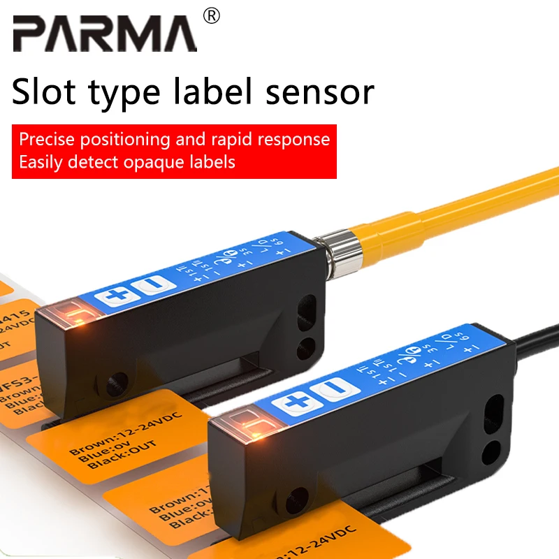 PARMA Sensor Channel Label Sensor Packaging Labeling Machine Self-Adhesive Sensor Label Detection Photoelectric WFS3-40N415