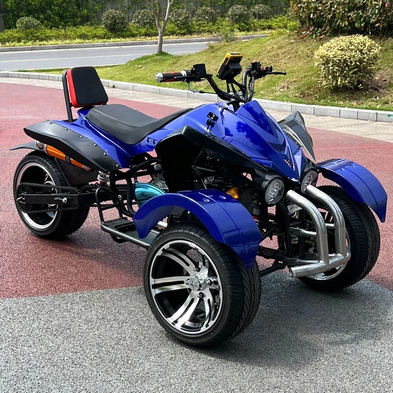 F1 Motorcycle ATV 14 Inch Automatic Chain Drive 200cc Inverted Tricycle ATV 4-Stroke Electric Start