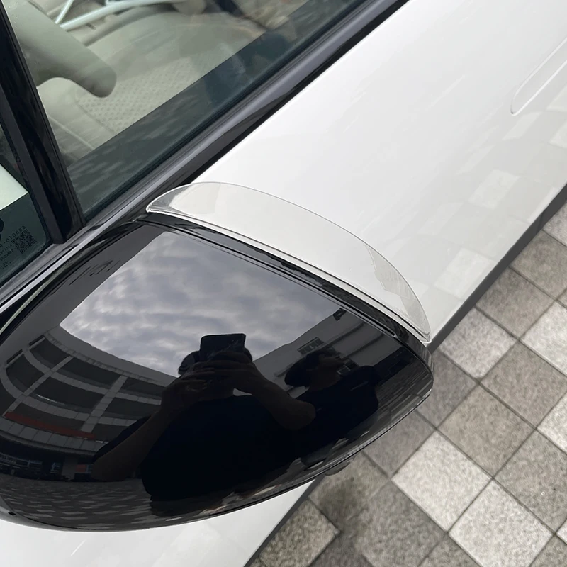 ل Nio اليراع سيارة مرآة الرؤية الخلفية المطر الحاجب قناع شفاف الرؤية الخلفية الجانب الثلوج الشمس قناع غطاء للمطر مرآة الملحقات #3