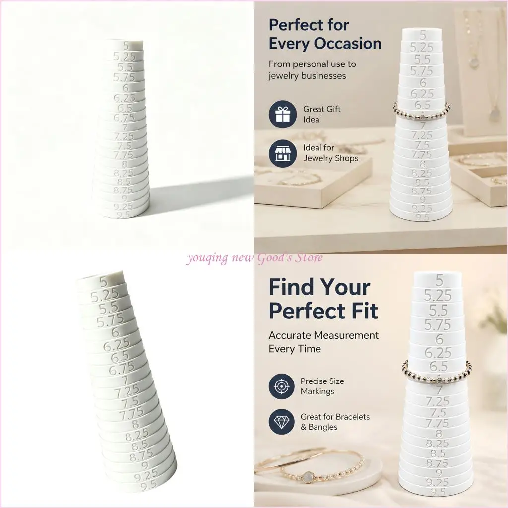 57QA Bracelet Size Aid for Jewelers, Sellers, and Everyday Fit Checks