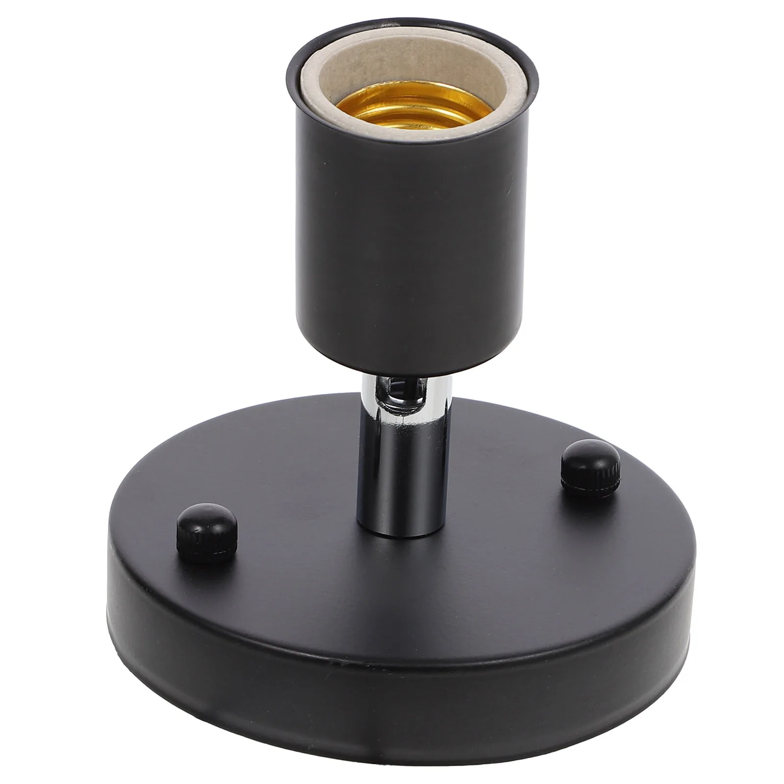 

E27 Screw Light Socket 180 Degree Rotatable Lamp Holder Wall Base Holder Adjustable Bulb Socket for Decorative Lighting