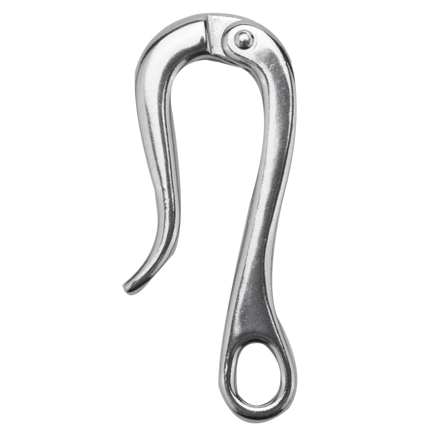 ABMW-100mm Pelican Hook & Eye with Quick Release Link Stainless Steel 316 Marine Boat Hardware