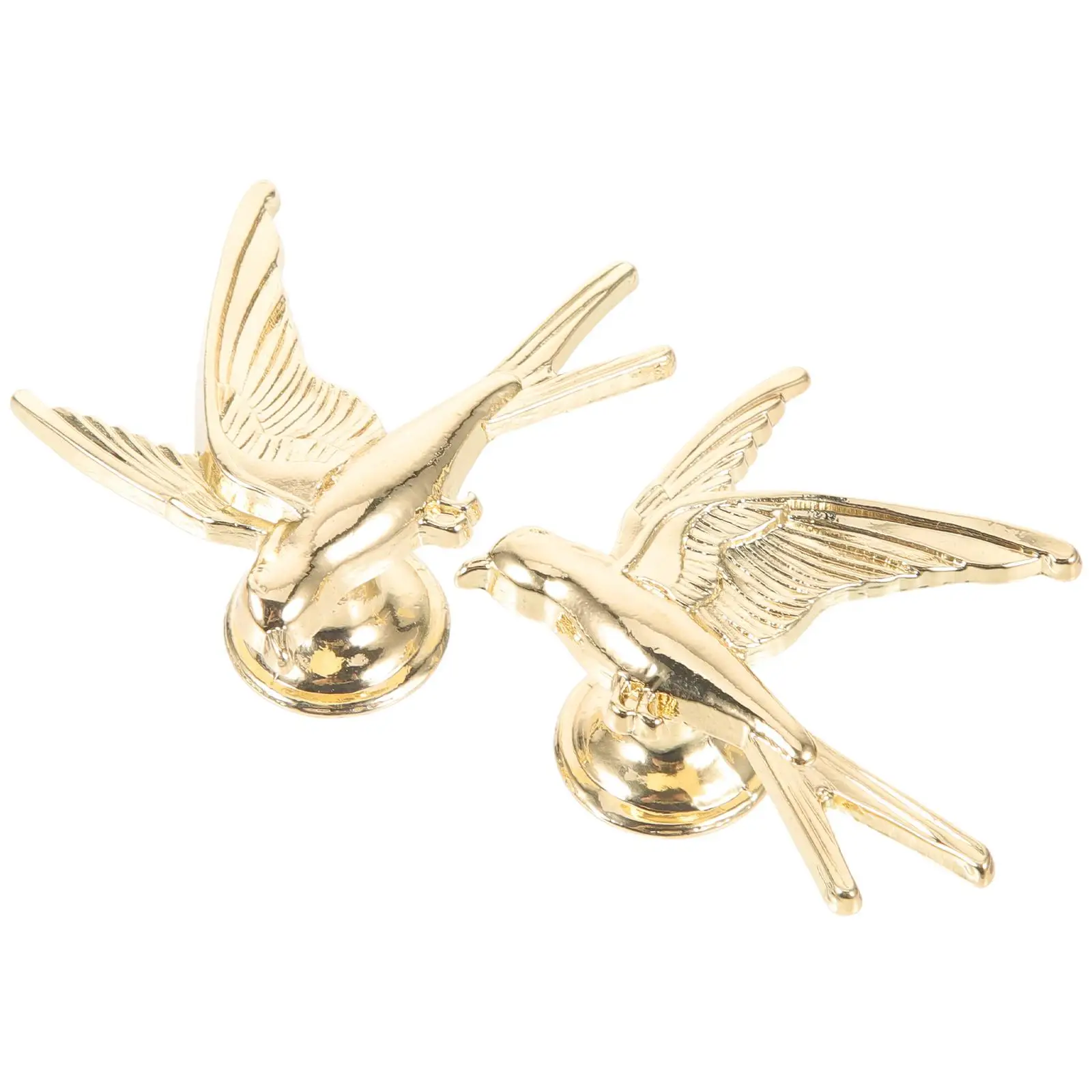

2Pcs Cabinet Knobs Metal Bird Shaped Drawer Pulls Furniture Hardware Decorative Door Handles Suitable for Drawers Cabinets