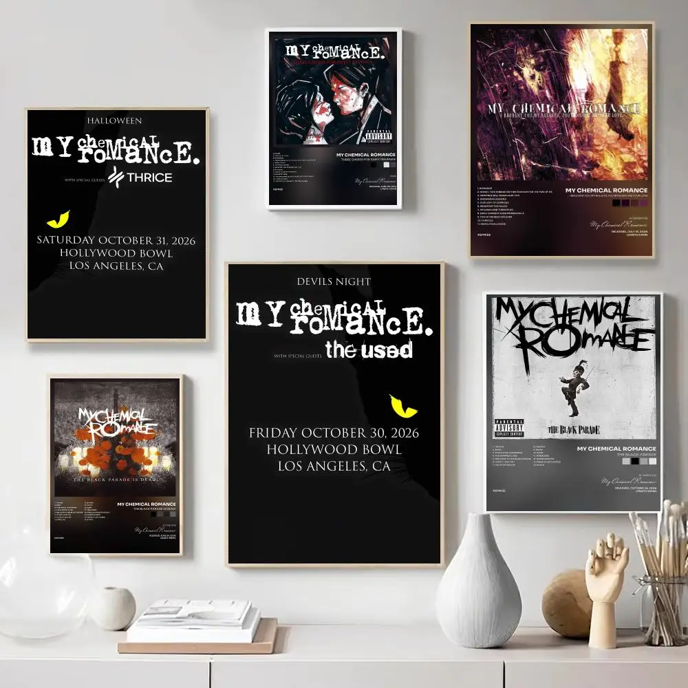 Band My C-Chemical Romance The Black Parade Poster Wall Art Print Poster for Bedroom Living Room Home Decor Gift Artwork