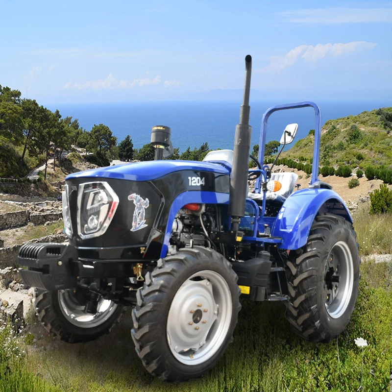 Mini 4x4 Tractor  Four-wheel Drive Cultivator Tractor Cheap and Hot Sale Small Four-wheeled Tractor Containing Farm Tools