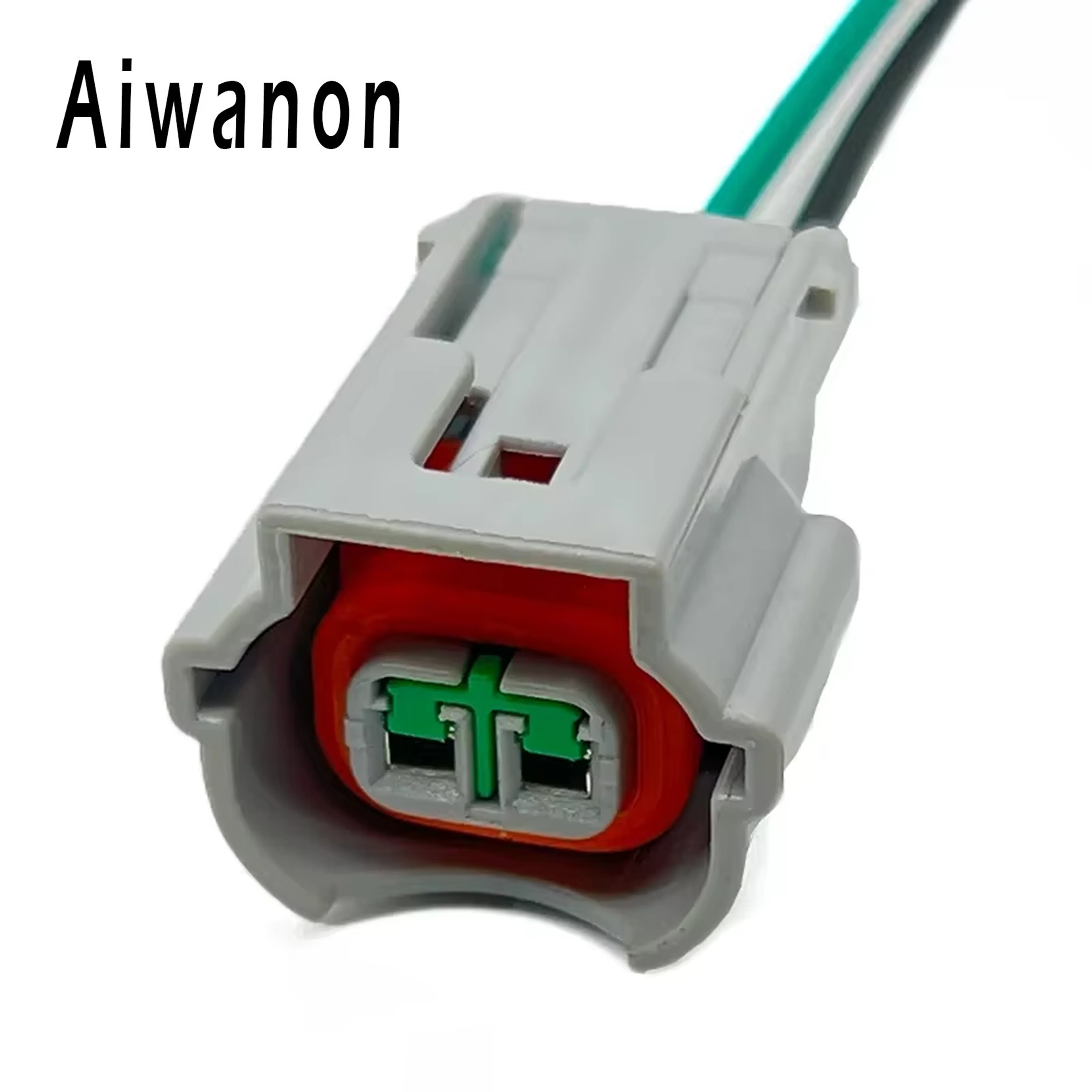 1 Set 2 Pin Car Turn Signal Injector Plug Waterproof Electrical Connectors Wiring Harness For 936139-1 PU465-02127