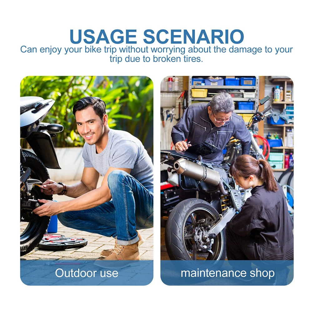 

60pcs Rubber Screw Nails Durable Car Tire Repair Kit For Motorcycle Bike Electric Vehicle Tire Repairing Nail Tool