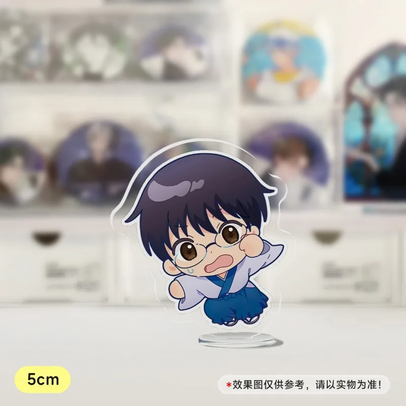 Gintama Plate Desk Decor Shimura Shinpachi Standing Collection Ornament Accesorios Katsura Kotarou Acrylic Doll Sakata Gintoki