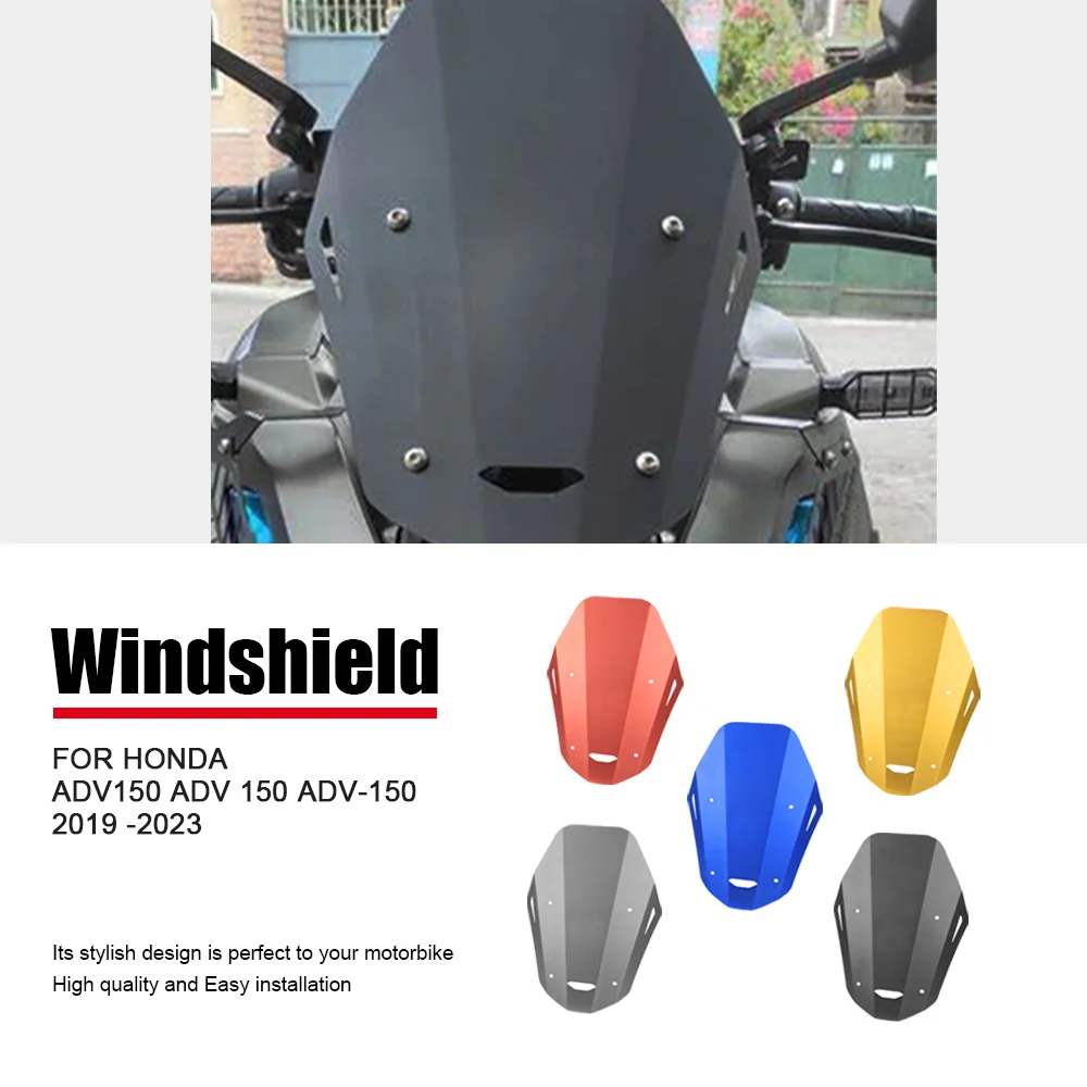 

For HONDA ADV150 ADV 150 ADV-150 2019 2020 2021 2022 2023 Motorcycle Accessories Windshield Windscreen Air Wind Deflector Guard