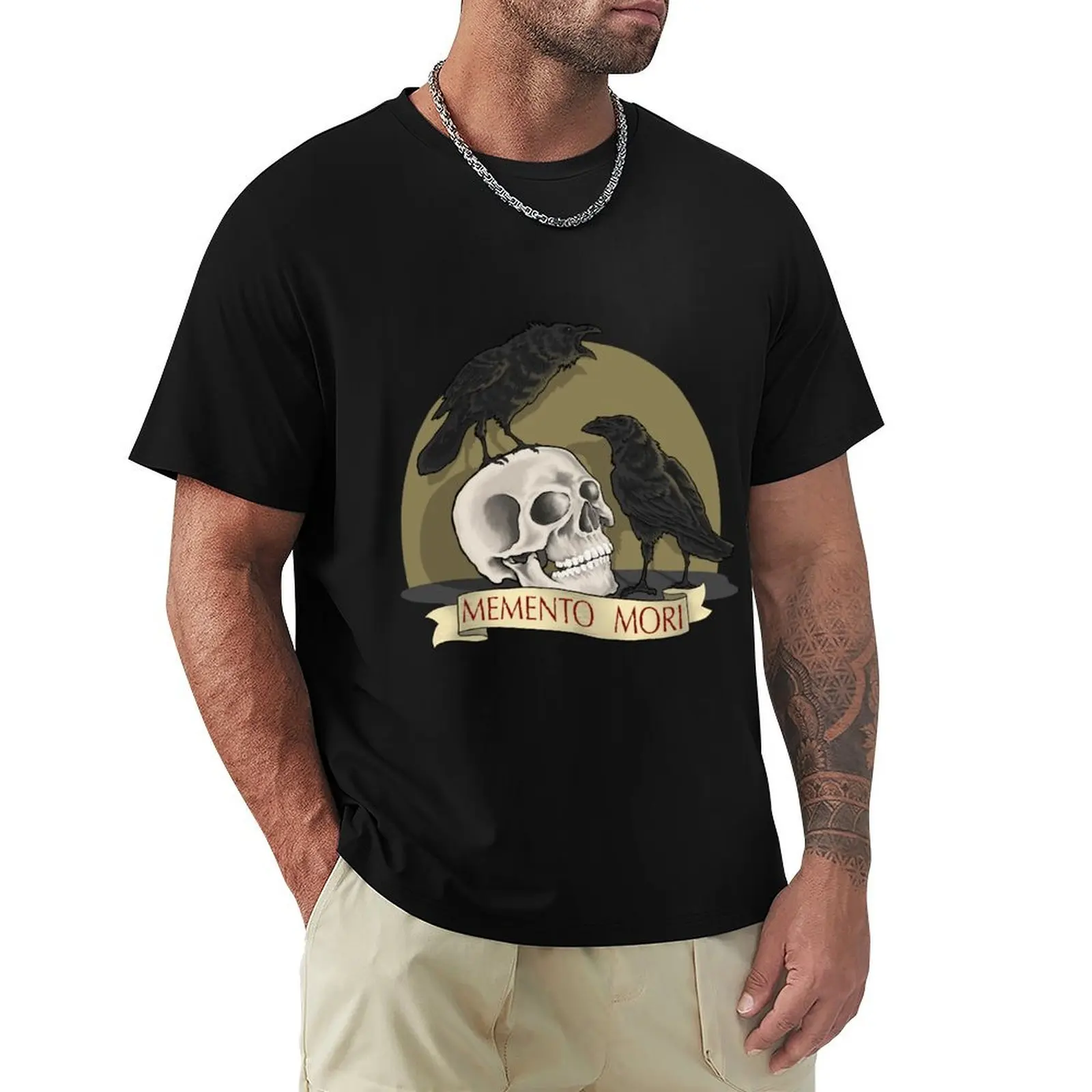Memento Mori T-Shirt t shirt for man T-Shirt