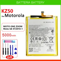 100% Original Genuine KZ50 Battery For Motorola Moto G8 Power XT2041 5000mAh Repalcement Mobile Phone High Quality Batteria