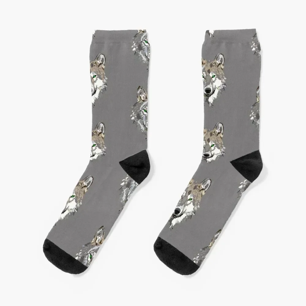 

Eyes of a wolf Socks cotton gift christmas stocking Socks Men Women's Soccer hiphop custom floral Socks Male Women's