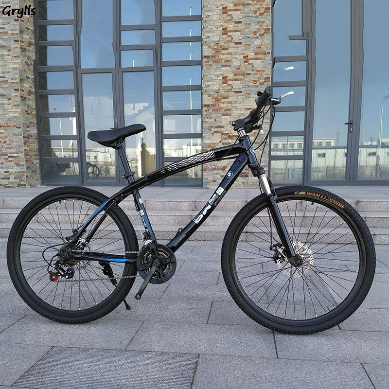 Grylls bici a velocità variabile ammortizzante per adulti giro giovanile studente pendolare telaio in acciaio duro Mountain Bike Hot New