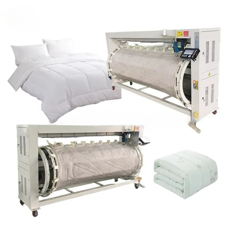 Computer Single Head Single Needle Roll Quilting Sewing Machine Computerized Portable Movable Quilting Machine