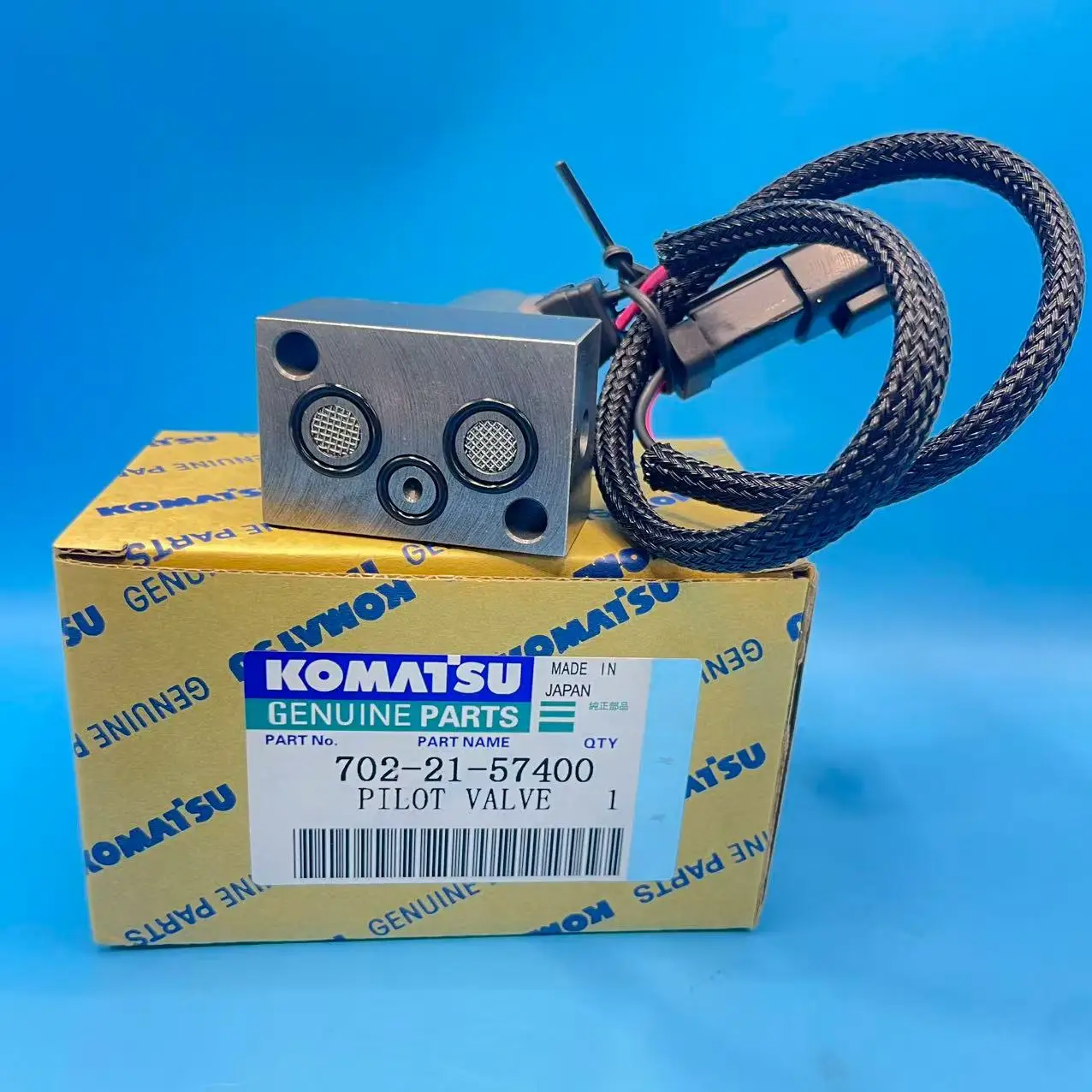 702-21-57400 for Komatsu PC200-7 PC220-7 PC200-8 Hydraulic Pump Solenoid Valve 7022157400