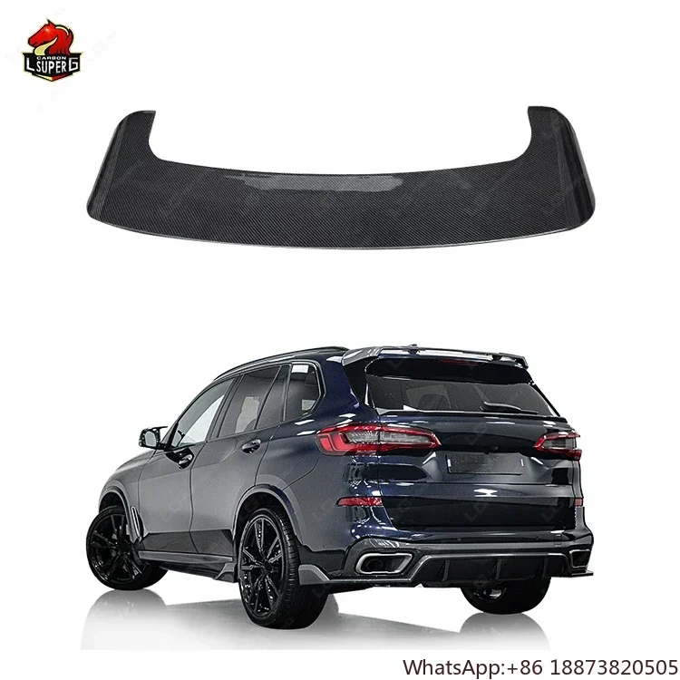 

High Quality ! Carbon Fiber Roof Spoiler For X5 G05 Top Wing