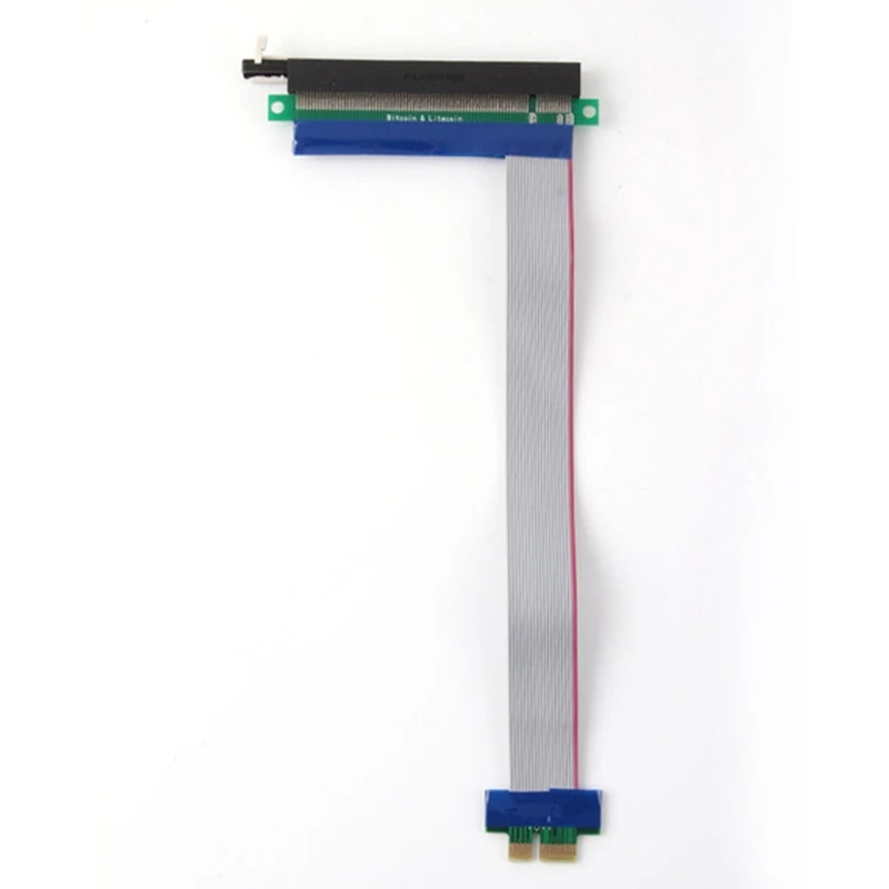 2 шт. PCI-E Express 1X до 16X Райзер-карта гибкий плоский PCI Express 1 до 16 X адаптер PCI-E Удлинительный кабель