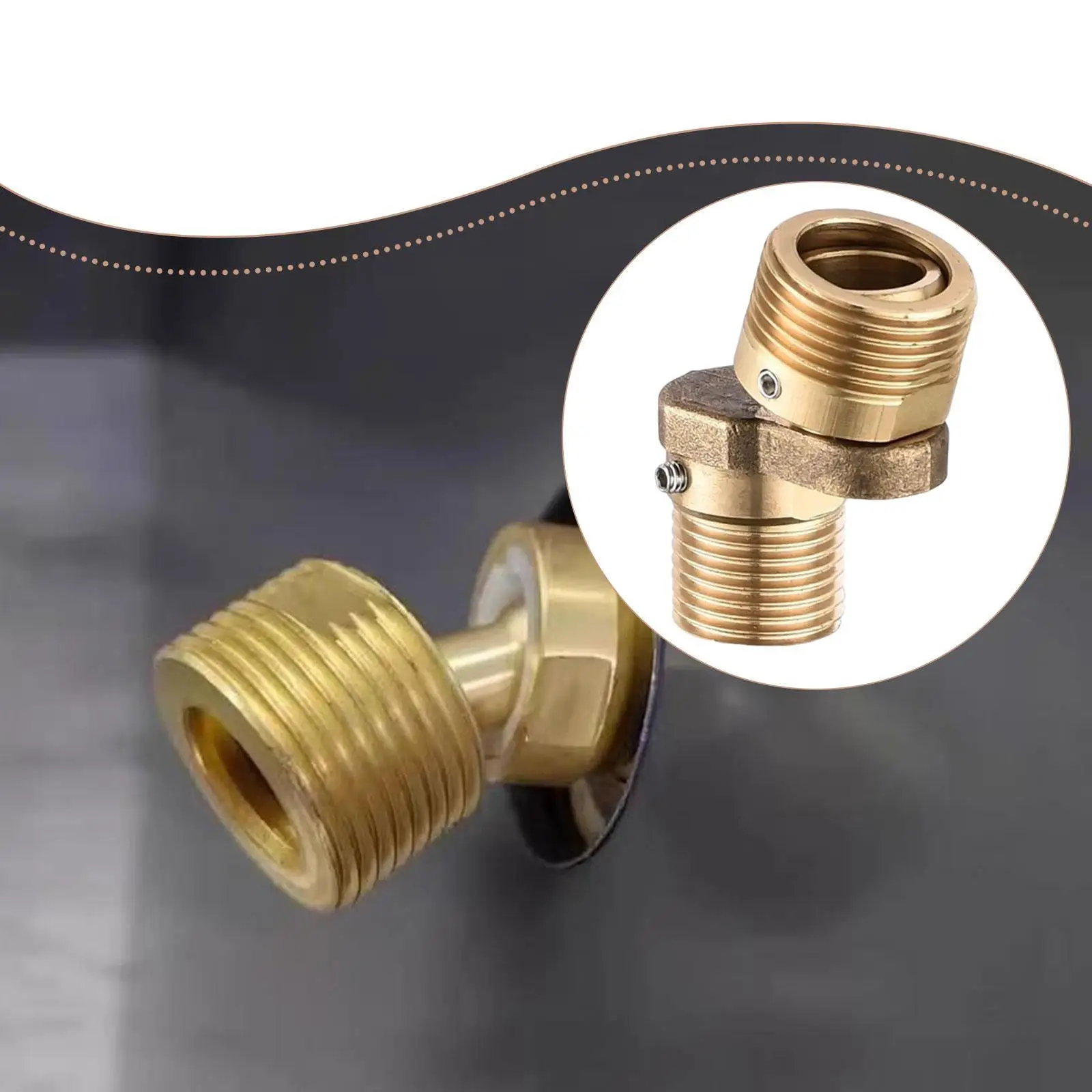 

Эксцентриковый вращающийся соединитель для душевого смесителя из меди для ванны и гибких душевых систем