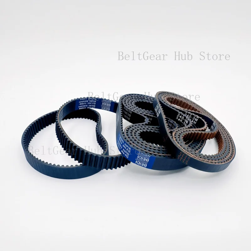 HTD 3M Rubber Loop Timing Belt Length 267 270 273 276 279 282 285 288 291 294 297 300mm Width 6/9/10/15/20mm 3M Synchronous Belt