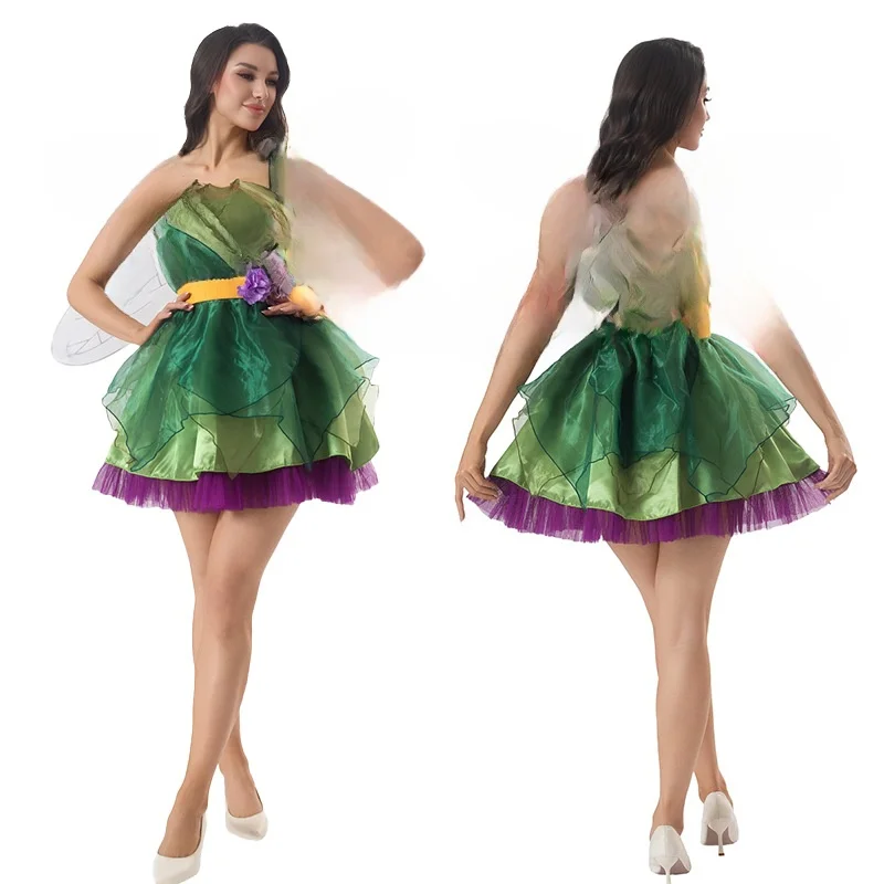 Halloween een Fee Toneelkostuum Cosplay Par Prestaties Traditionele Chinese Etnische Dameskleding Toneelvoorstelling