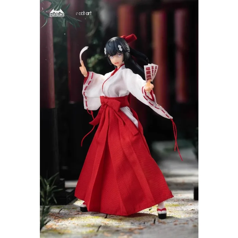 

In Stock HASUKI 1/12 Scale PA005 Pocket Art Series Fifth Bullet Divine Cat Jumping Exorcist Witch Chun for 6'' Action Figures