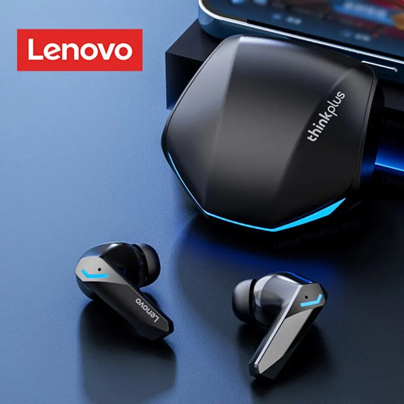 Lenovo-auriculares inalámbricos GM2 Pro con Bluetooth 5,3, audífonos deportivos intrauditivos para videojuegos, baja latencia, modo Dual, música,