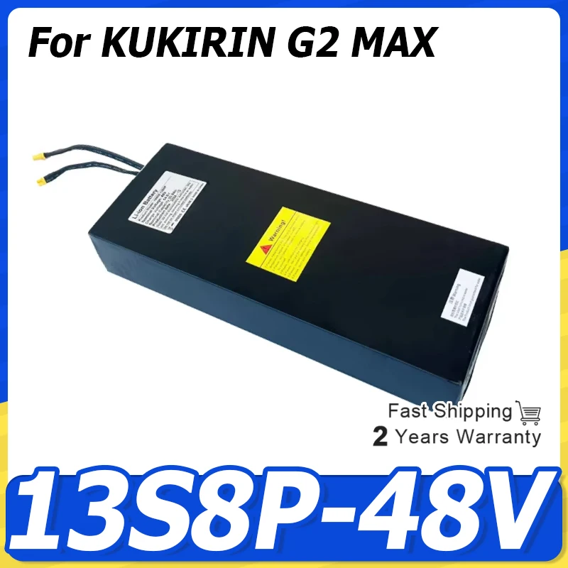 Large Capacity High-Performance 13S8P 48V 20.8Ah Battery Pack For KUKIRIN G2 MAX Electric Scooters Electric Vehicle Batteries