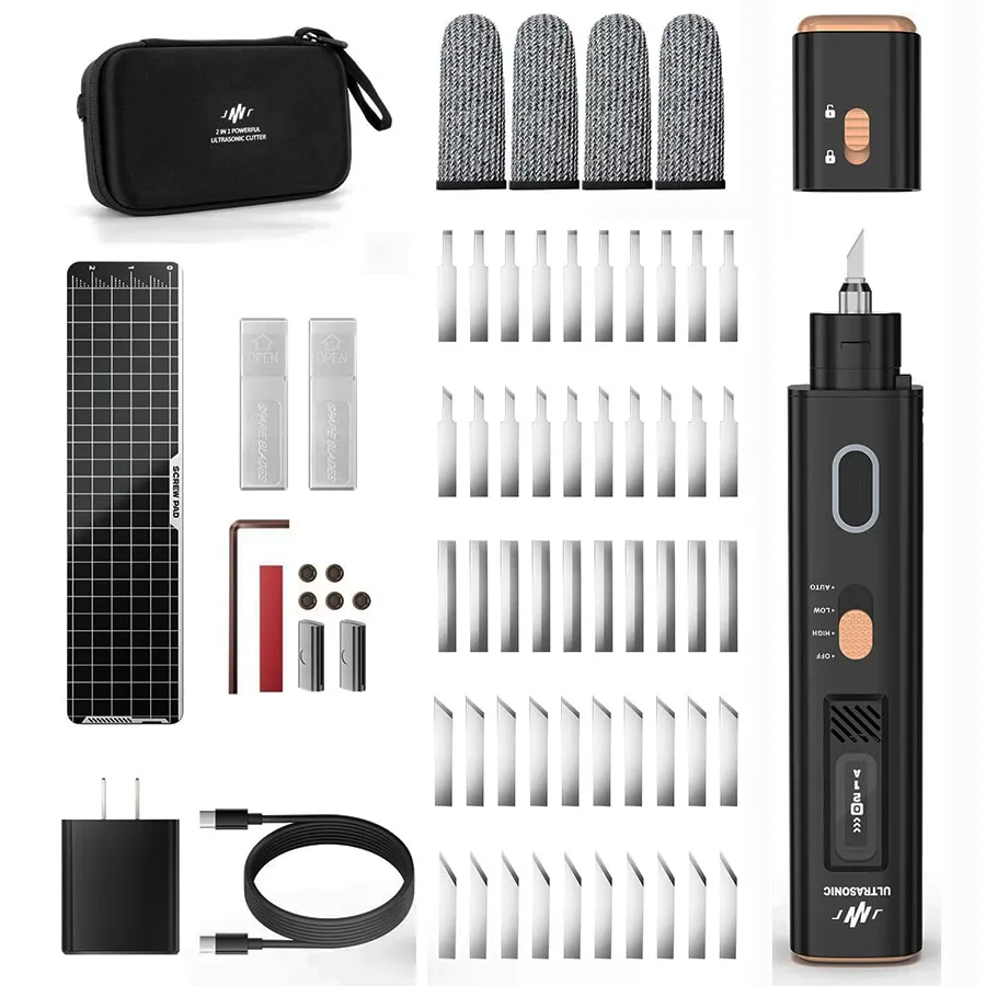2026 new JM-Y10pro ultrasonic cutting knife for plastic resin, PCB, carbon fiber, DIY engraving, 3D printing model, 35W